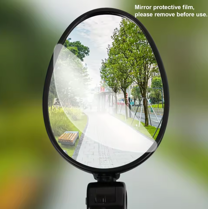 2PC Bike Mirror 360 Degree Adjustable Rotatable Handlebar Mirror